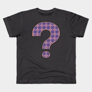 Patterned Question Mark Kids T-Shirt